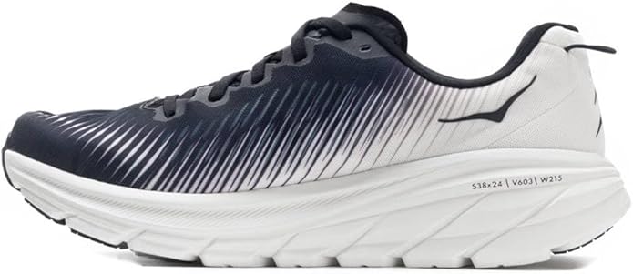Hoka One One Rincon 3 Women's Running Shoes - Black / White