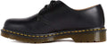 Dr. Martens 1461 Unisex Smooth Leather Oxford Shoes, Black - Black Smooth / Orange