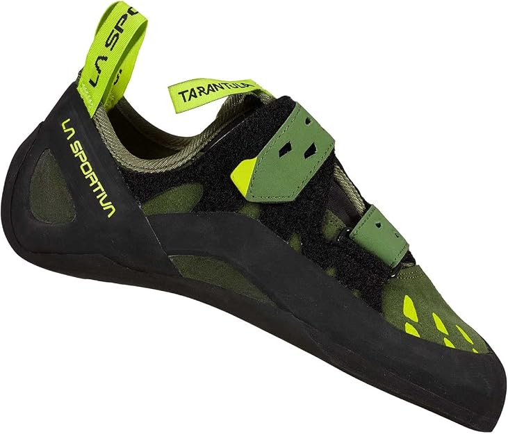 La Sportiva Tarantula Unisex Climbing Shoes - Olive / Neon