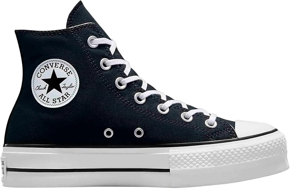 Converse Chuck Taylor All Star Lift Platform Canvas, Black/White - Black / White