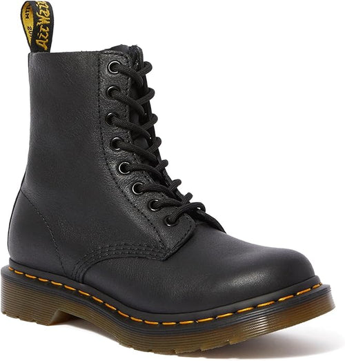 Dr. Martens 1460 Unisex Pascal Virginia Leather Lace Up Boots, Black