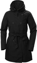 Helly Hansen Welsey II Women's Insulated Waterproof Trench Coat - Black