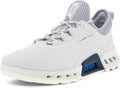 ECCO Biom C4 Gore-tex Waterproof Golf Shoes - White / Blue / Red element
