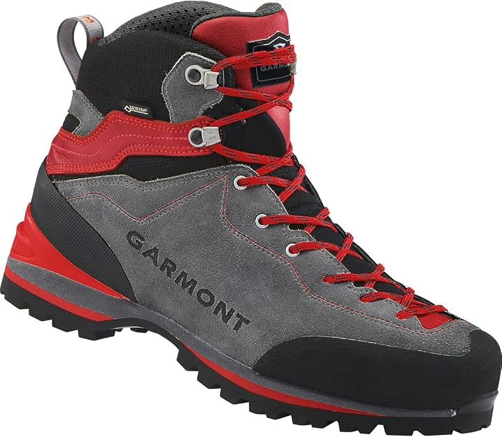 Garmont Ascent GTX Men's Mountaineering Shoes - Grey / Red