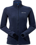 Berghaus Women's Prism Polartec Interactive Fleece Jacket, Added Warmth, Flattering Style, Durable, Blue - Dark Blue