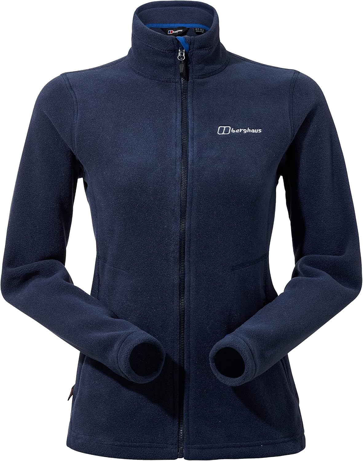 Berghaus Women's Prism Polartec Interactive Fleece Jacket, Added Warmth, Flattering Style, Durable, Blue - Dark Blue