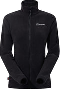 Berghaus Women's Prism Polartec Interactive Fleece Jacket, Added Warmth, Flattering Style, Durable, Black