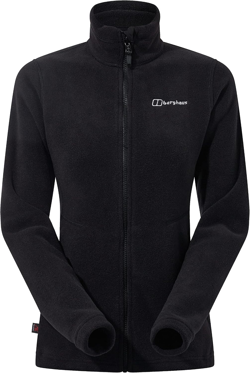 Berghaus Women's Prism Polartec Interactive Fleece Jacket, Added Warmth, Flattering Style, Durable, Black