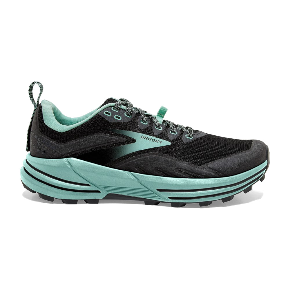 Brooks Cascadia 16 Women's Running Shoes, Black Ebony Yucca