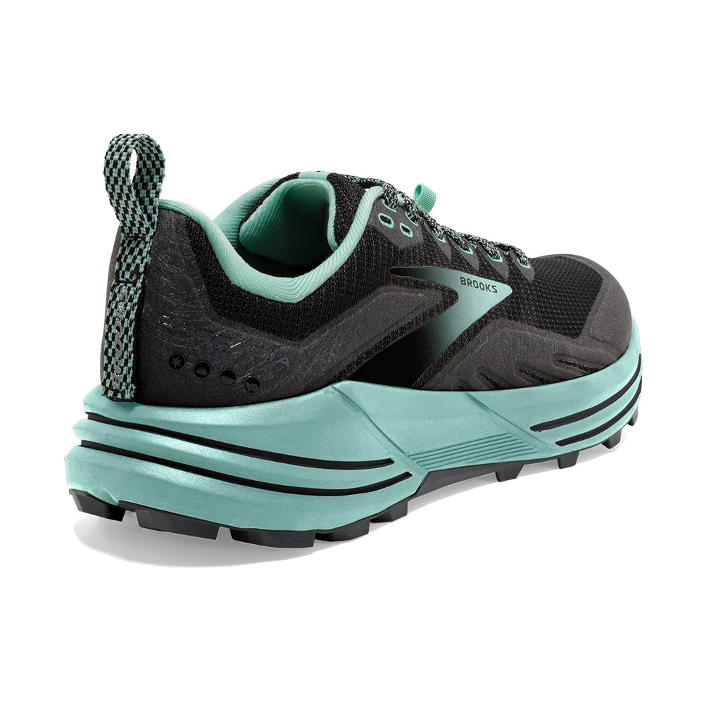 Brooks Cascadia 16 Women's Running Shoes, Black Ebony Yucca