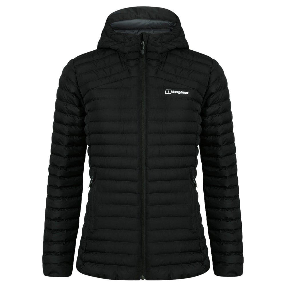 Berghaus Women's Nula Micro Synthetic Insulated Jacket, Lightweight, Warm, Water Resistant Coat, Black