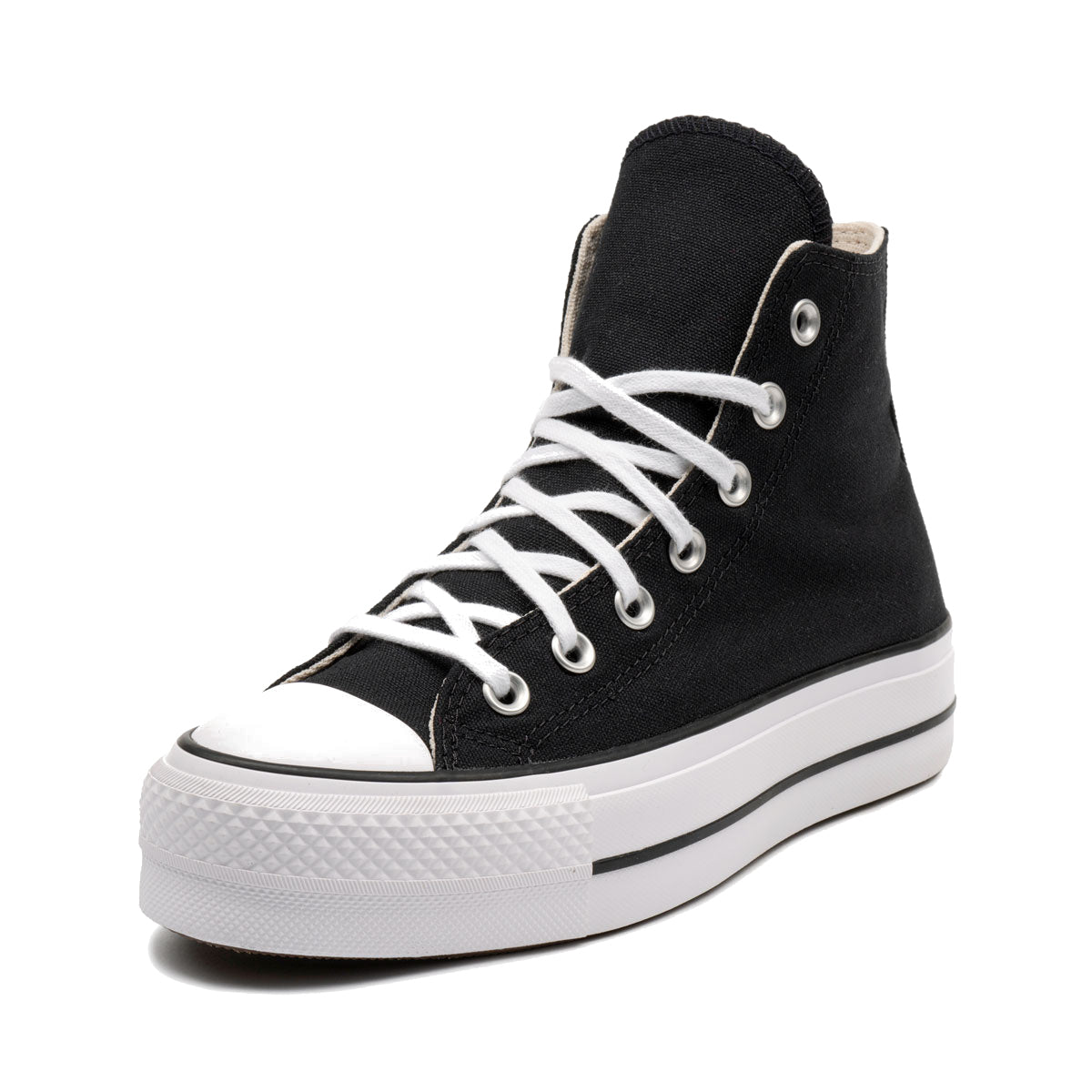 Converse Chuck Taylor All Star Lift Platform Canvas, Black/White