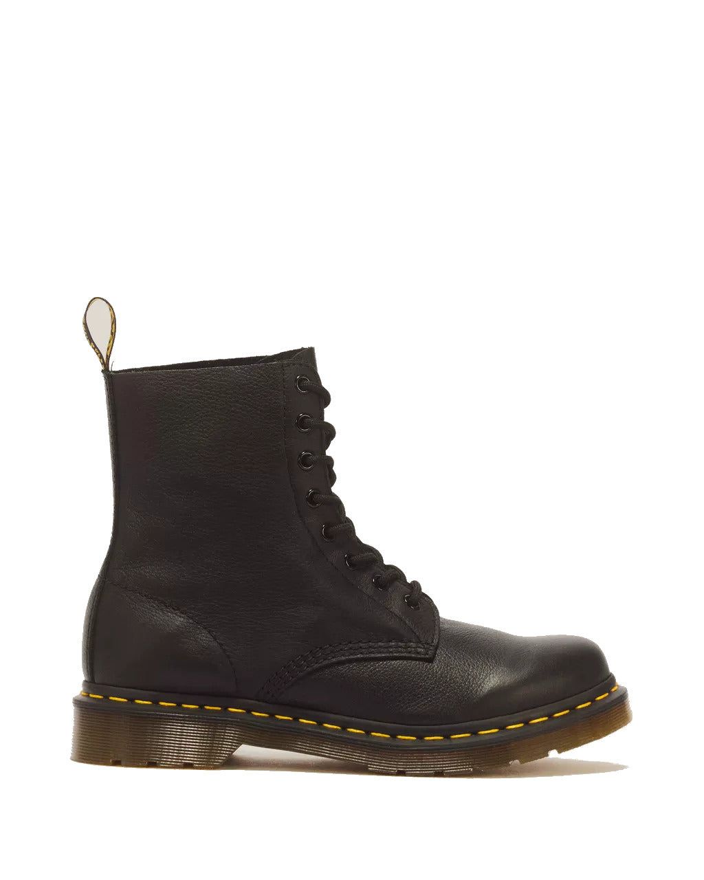 Dr. Martens 1460 Unisex Pascal Virginia Leather Lace Up Boots, Black