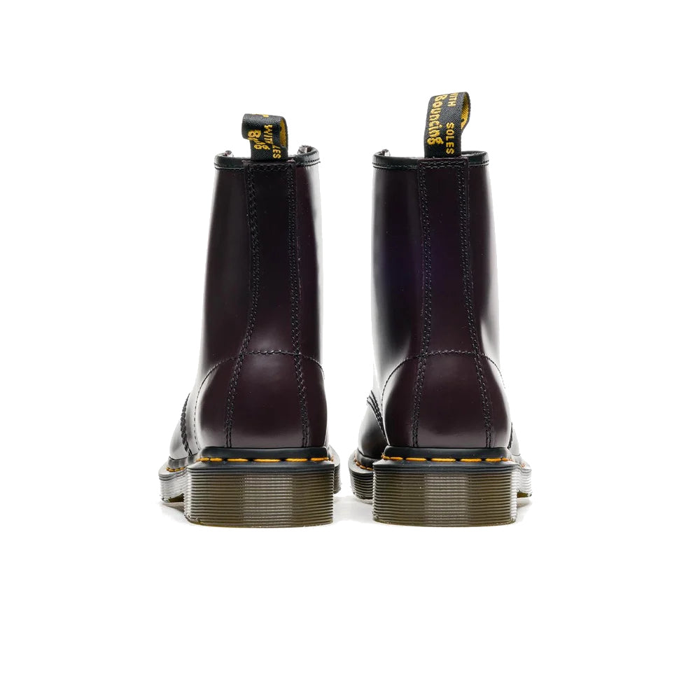 Dr. Martens 1460 Unisex Smooth Leather Lace Up Boots, Burgundy
