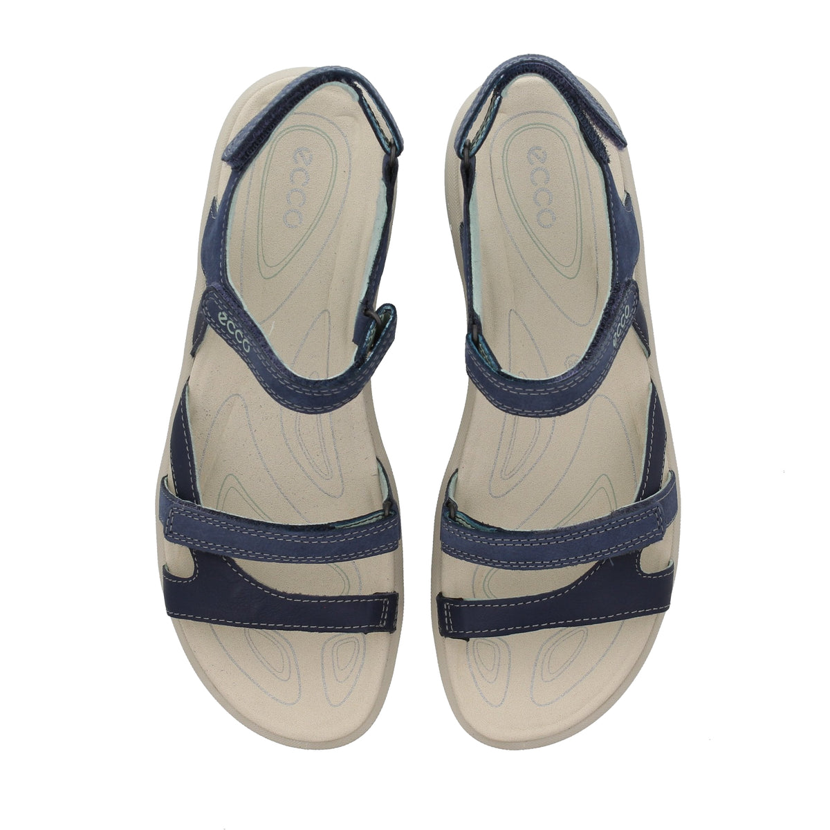 ECCO Cruise II Flat Sandal, Blau