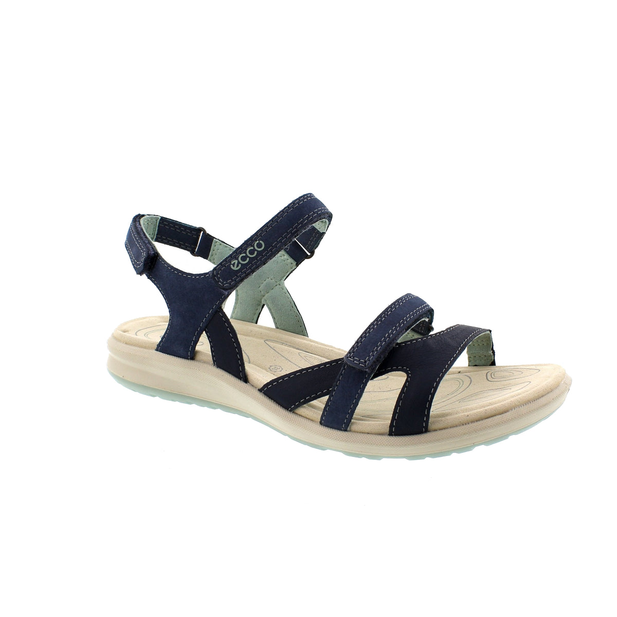 ECCO Cruise II Flat Sandal, Blau
