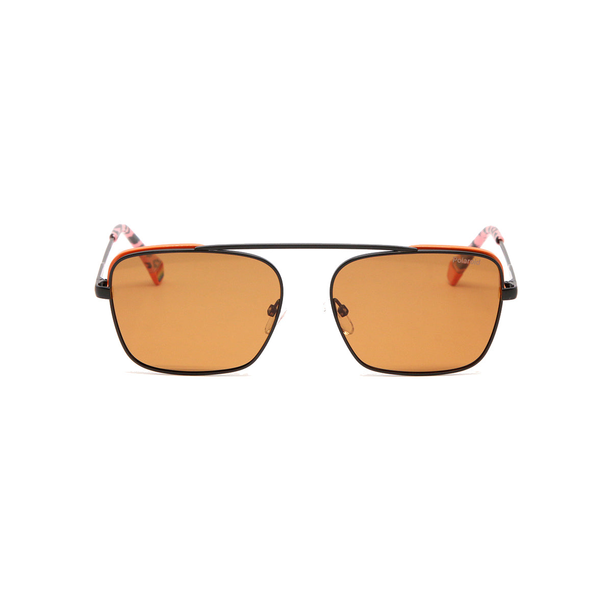 Polaroid Unisex Sunglasses PLD 6131/s, 8LZ/HE Black Orange, 56