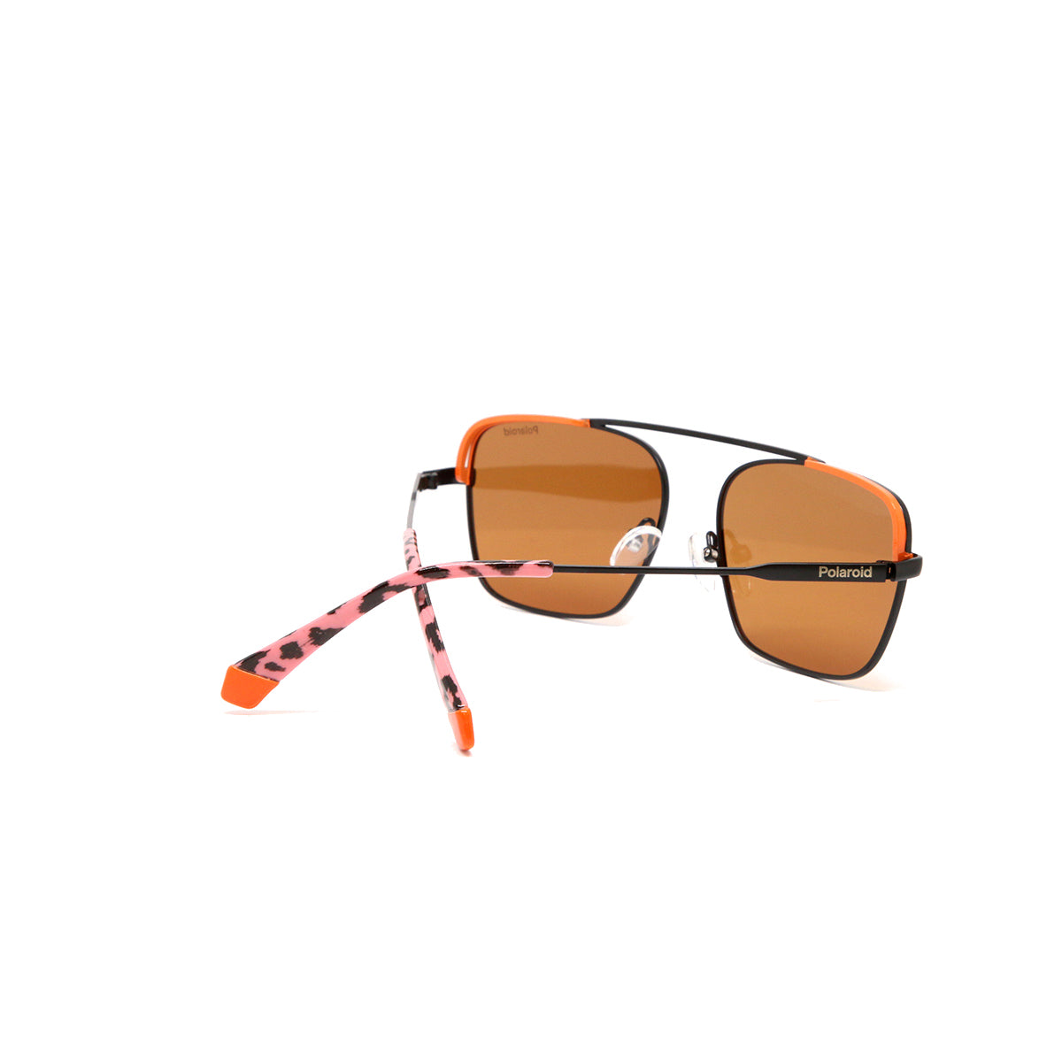 Polaroid Unisex Sunglasses PLD 6131/s, 8LZ/HE Black Orange, 56