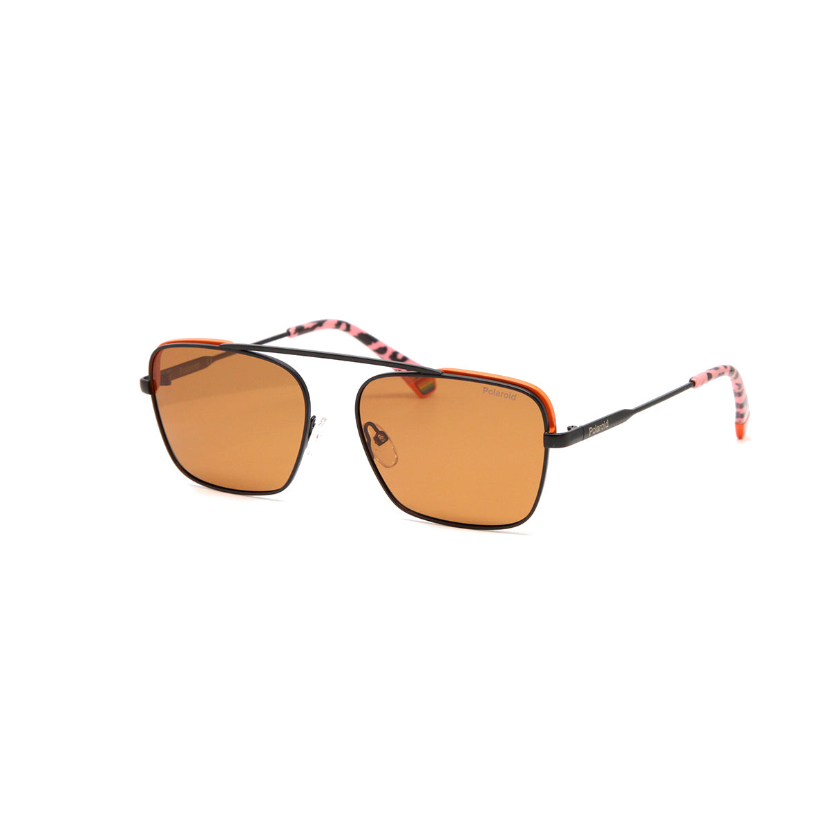 Polaroid Unisex Sunglasses PLD 6131/s, 8LZ/HE Black Orange, 56